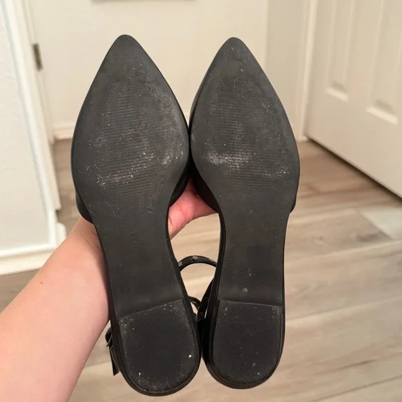 Bleecker & Bond| EUC Women’s Black Ankle Strap Ballet Flats in Size 7 - Picture 11 of 12